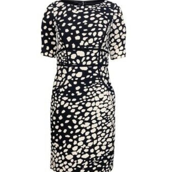 Adrianna Papell Dresses & Skirts - Adrianna Papell black and cream sheath dress.